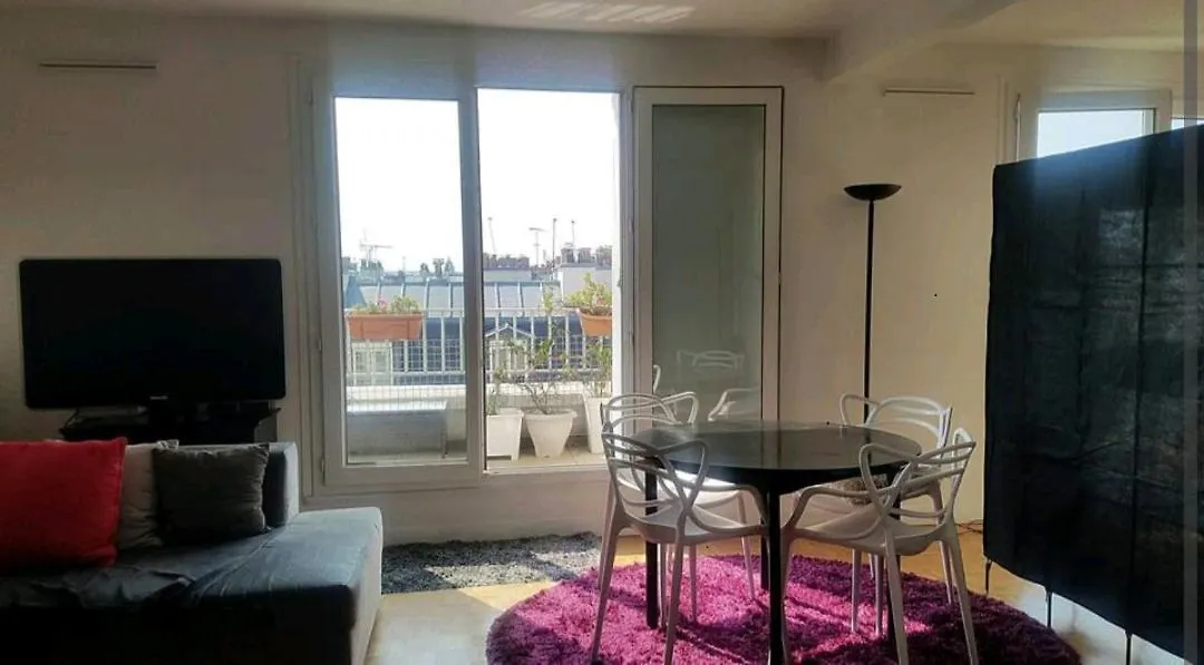 Top Floor Appartement & Terrace With View Paris Lägenhet