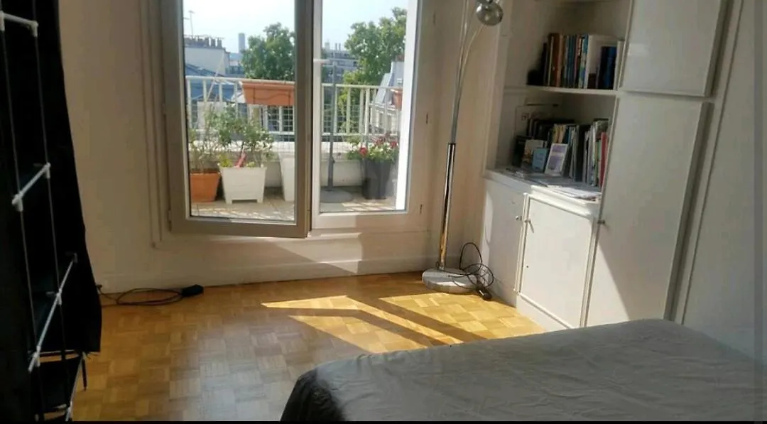 Lägenhet Top Floor Appartement & Terrace With View Paris